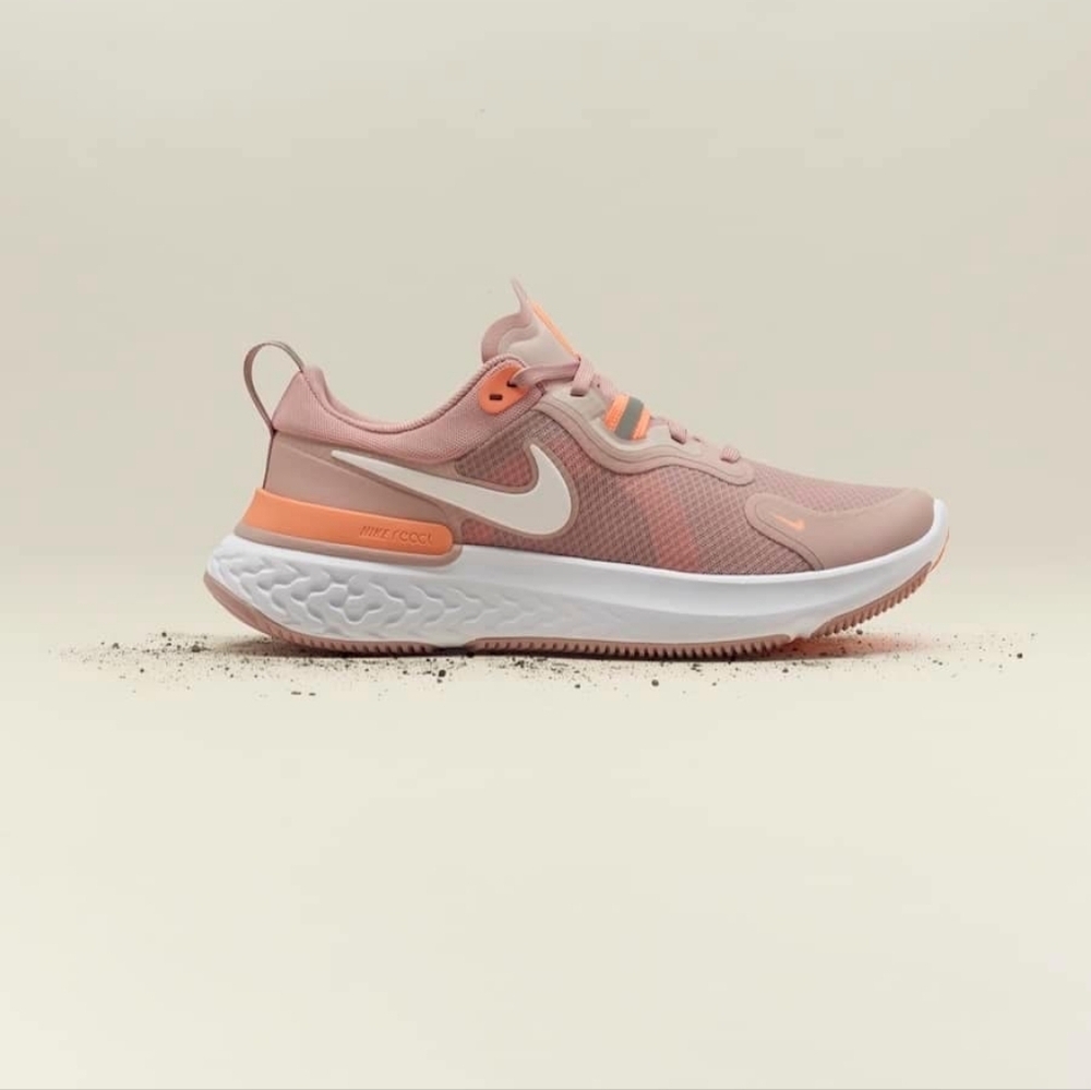 Nike Women's Pink and Orange Sneakers, Size